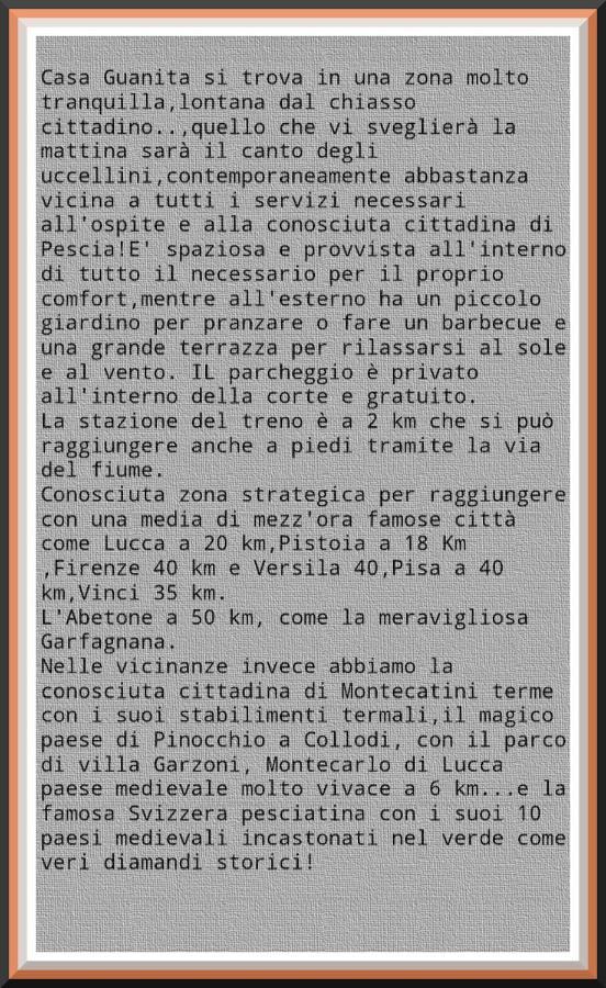 Appartamento casa Guanita Uzzano Esterno foto